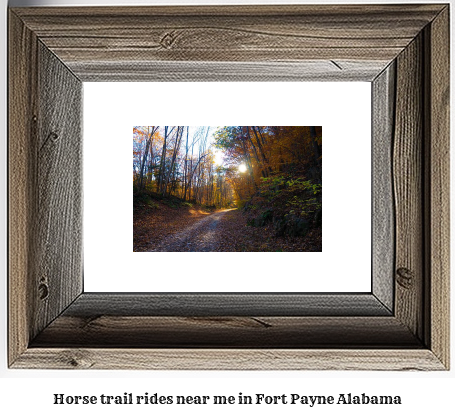 horse trail rides near me in Fort Payne, Alabama